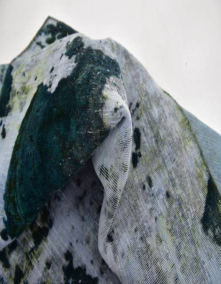 Detail image of  5' 8 x 7' 10  Hand Knotted Ultra Vintage Persian Wool Rug