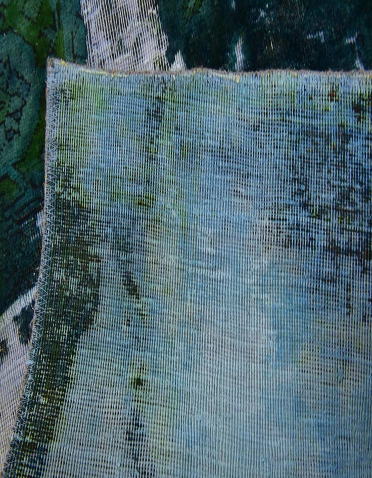 Detail image of  5' 8 x 7' 10  Hand Knotted Ultra Vintage Persian Wool Rug