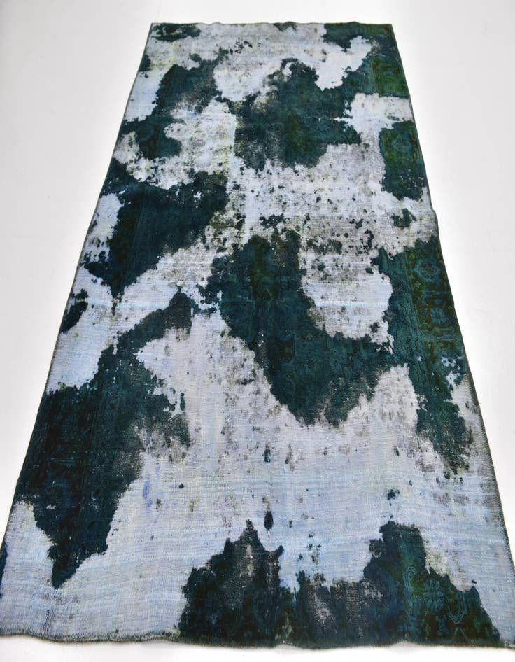 Detail image of  5' 8 x 7' 10  Hand Knotted Ultra Vintage Persian Wool Rug