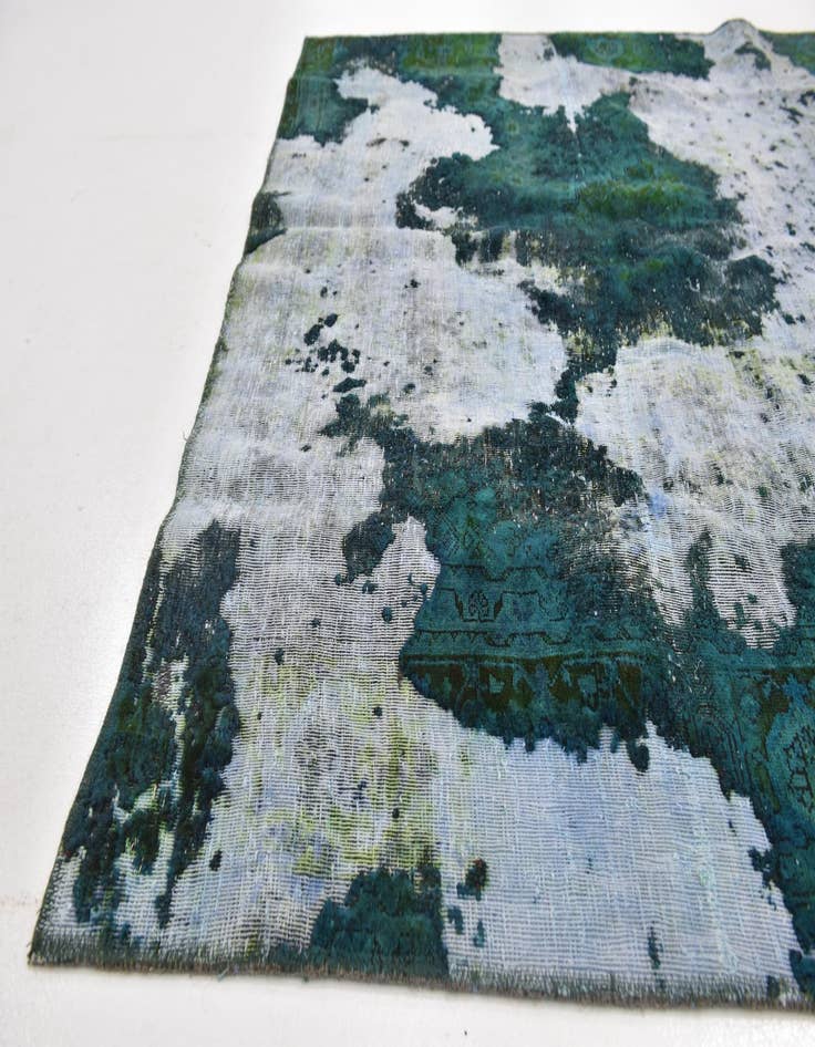 Detail image of  5' 8 x 7' 10  Hand Knotted Ultra Vintage Persian Wool Rug