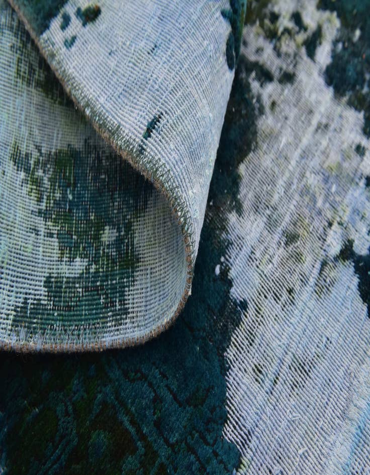 Detail image of  5' 8 x 7' 10  Hand Knotted Ultra Vintage Persian Wool Rug