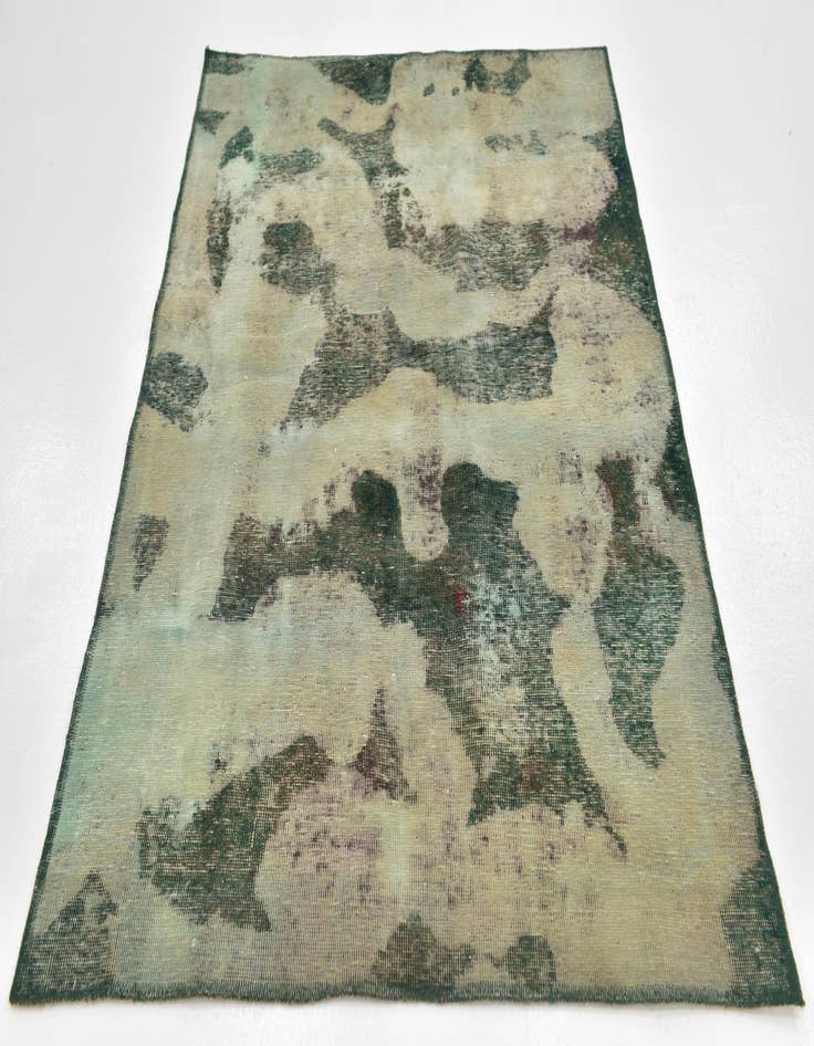 Detail image of  4' x 5' 7  Hand Knotted Ultra Vintage Persian Wool Rug