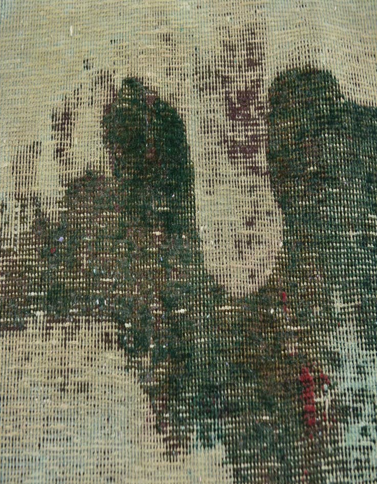 Detail image of  4' x 5' 7  Hand Knotted Ultra Vintage Persian Wool Rug