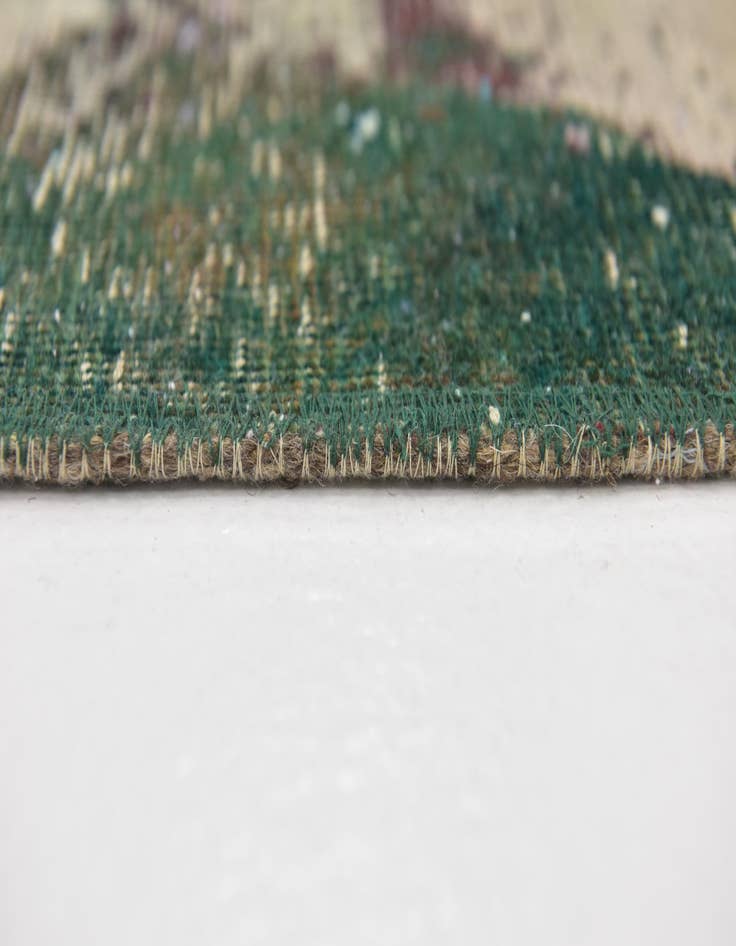 Detail image of  4' x 5' 7  Hand Knotted Ultra Vintage Persian Wool Rug