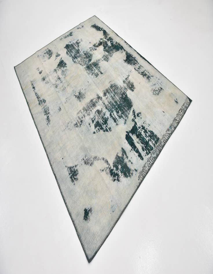 Detail image of  6' x 7' 9  Hand Knotted Ultra Vintage Persian Wool Rug