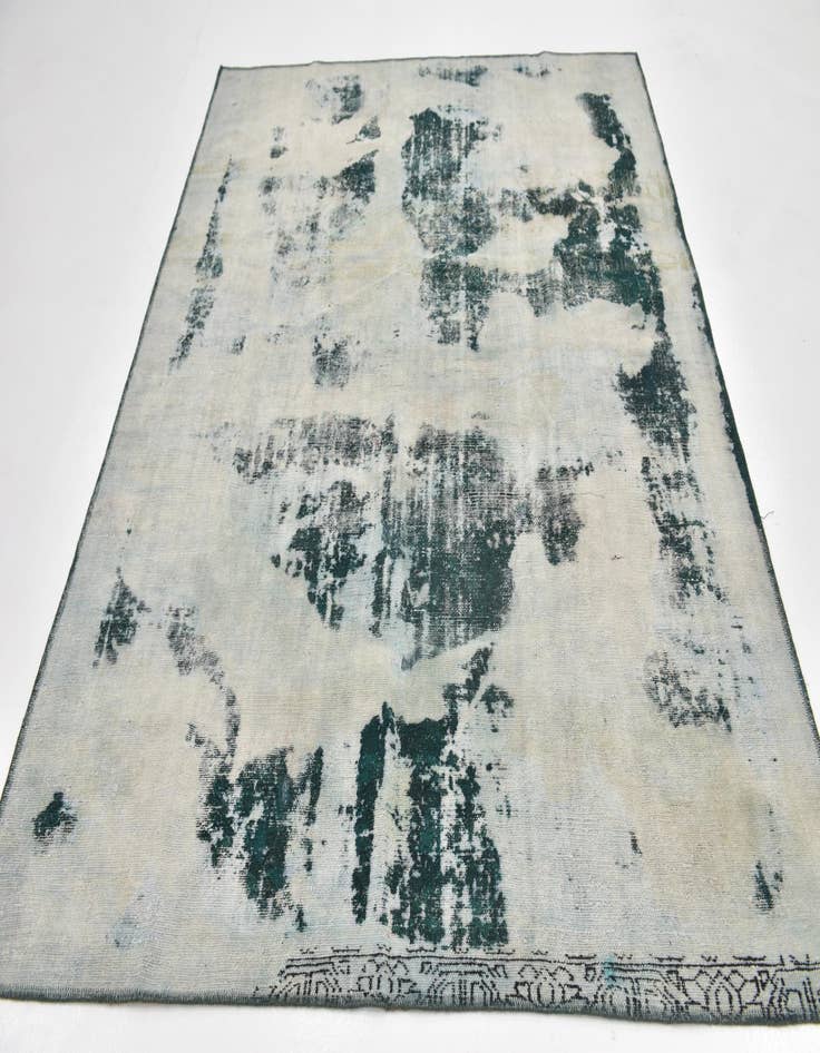 Detail image of  6' x 7' 9  Hand Knotted Ultra Vintage Persian Wool Rug