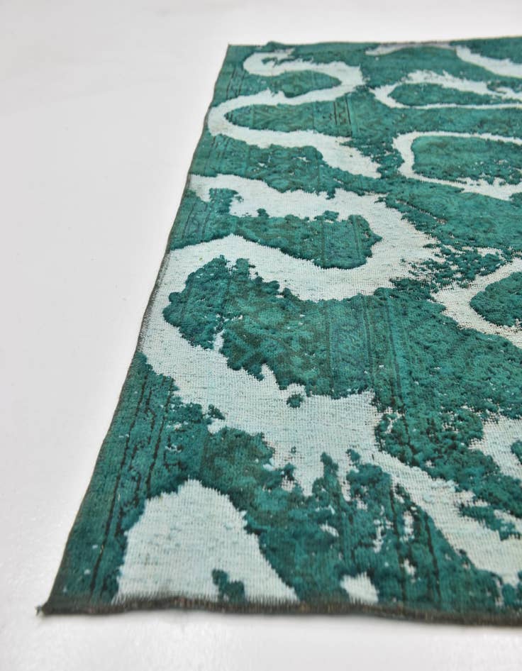 Detail image of  7' 3 x 9' 4  Hand Knotted Ultra Vintage Persian Wool Rug