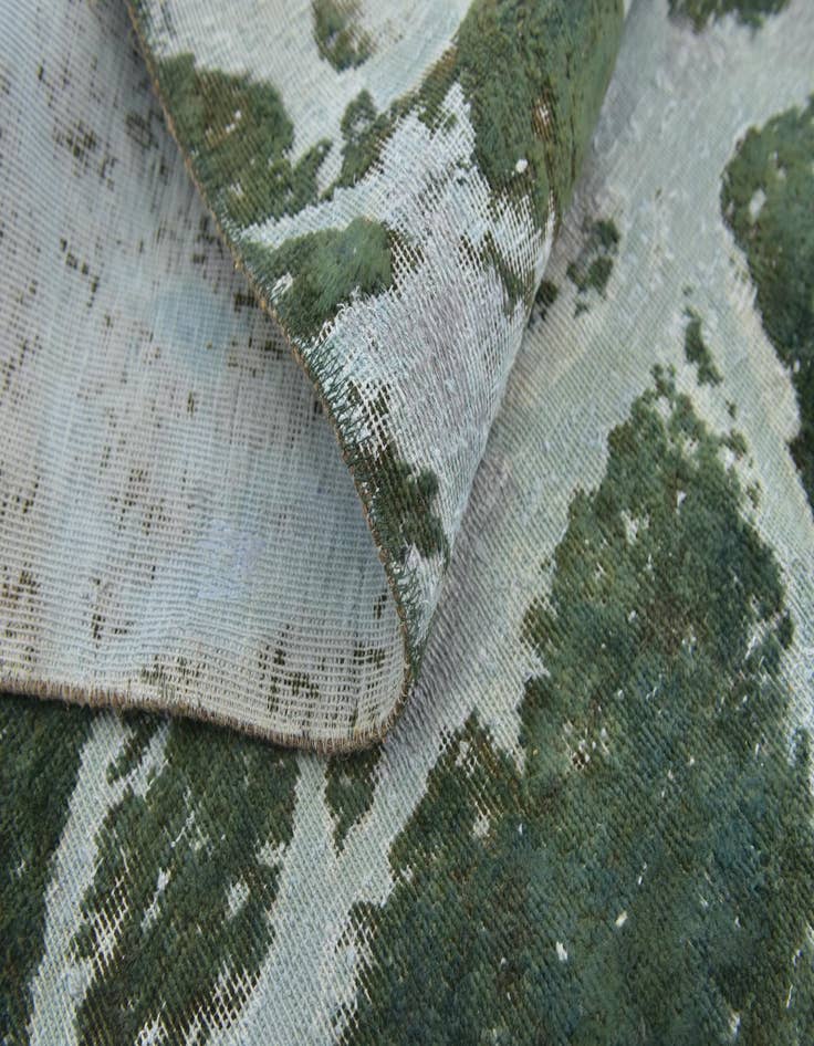 Detail image of  4' 10 x 5' 9  Hand Knotted Ultra Vintage Persian Wool Rug