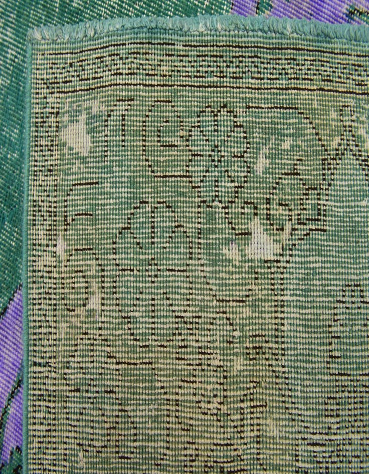 Detail image of  9' x 12' 4  Hand Knotted Ultra Vintage Persian Wool Rug