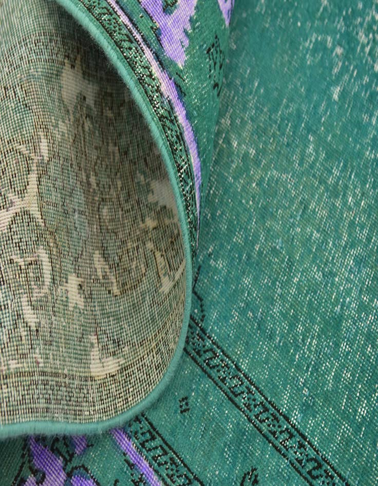 Detail image of  9' x 12' 4  Hand Knotted Ultra Vintage Persian Wool Rug