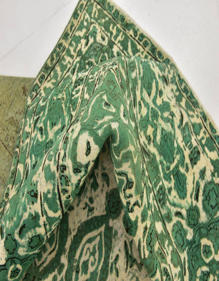 Detail image of  9' 9 x 12' 8  Hand Knotted Ultra Vintage Persian Wool Rug