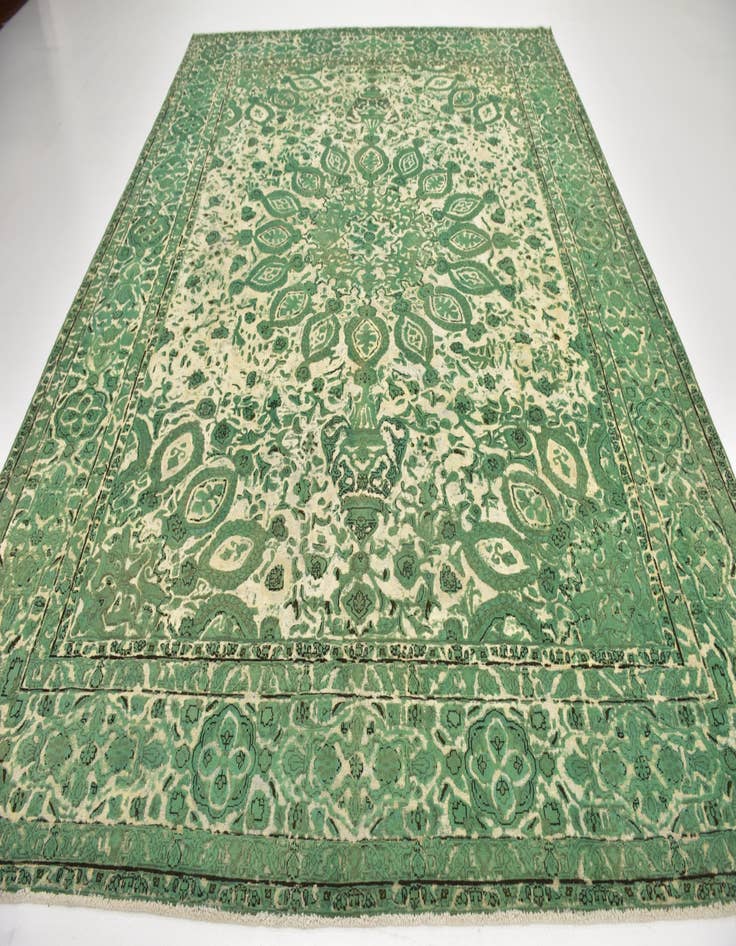 Detail image of  9' 9 x 12' 8  Hand Knotted Ultra Vintage Persian Wool Rug