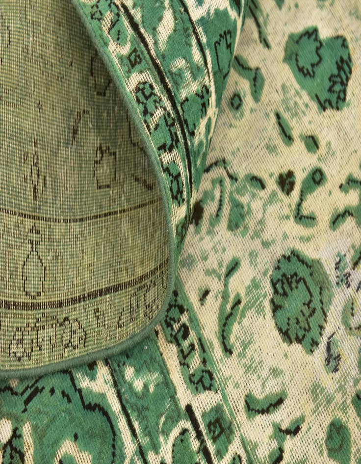 Detail image of  9' 9 x 12' 8  Hand Knotted Ultra Vintage Persian Wool Rug