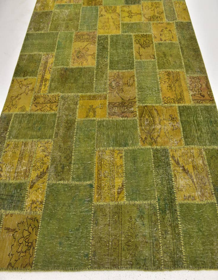 Detail image of  7' 2 x 10' 5  Hand Knotted Ultra Vintage Persian Wool Rug