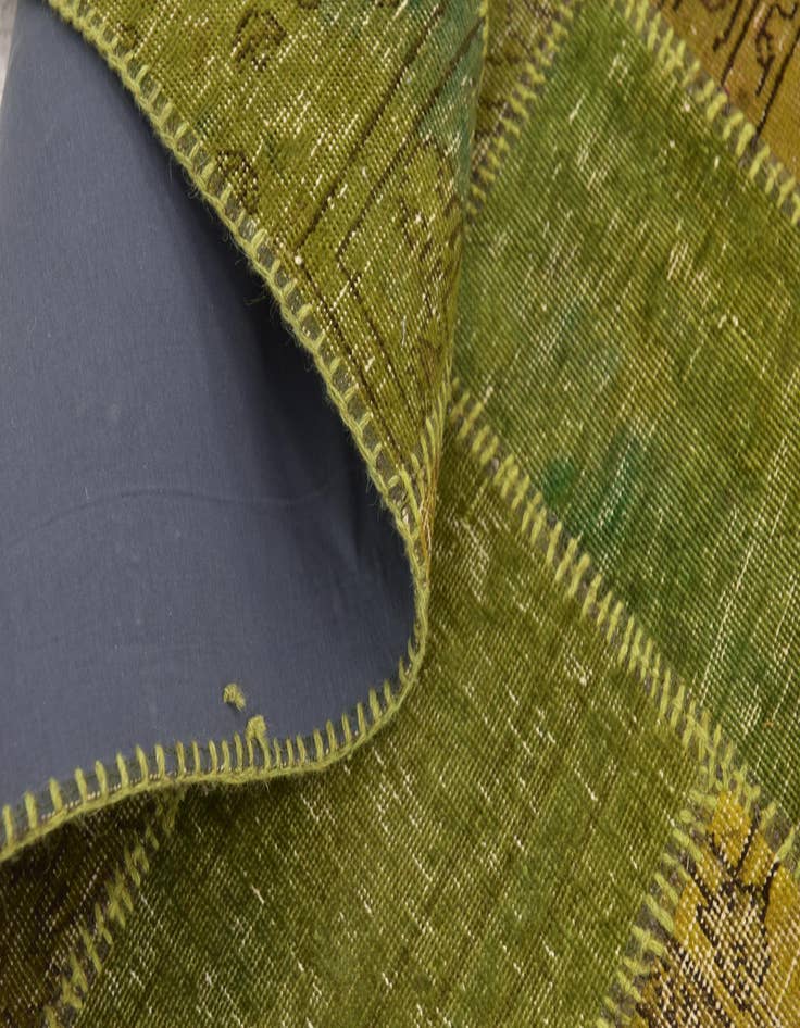 Detail image of  7' 2 x 10' 5  Hand Knotted Ultra Vintage Persian Wool Rug