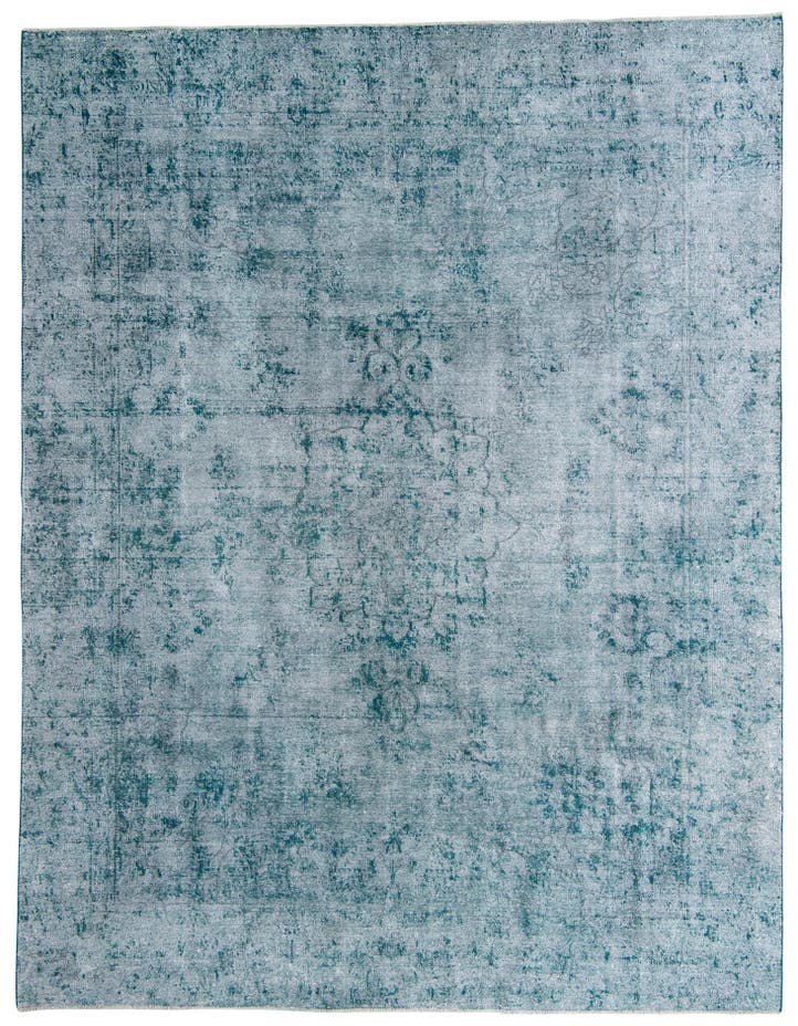  9' x 12' 5  Hand Knotted Ultra Vintage Persian W...