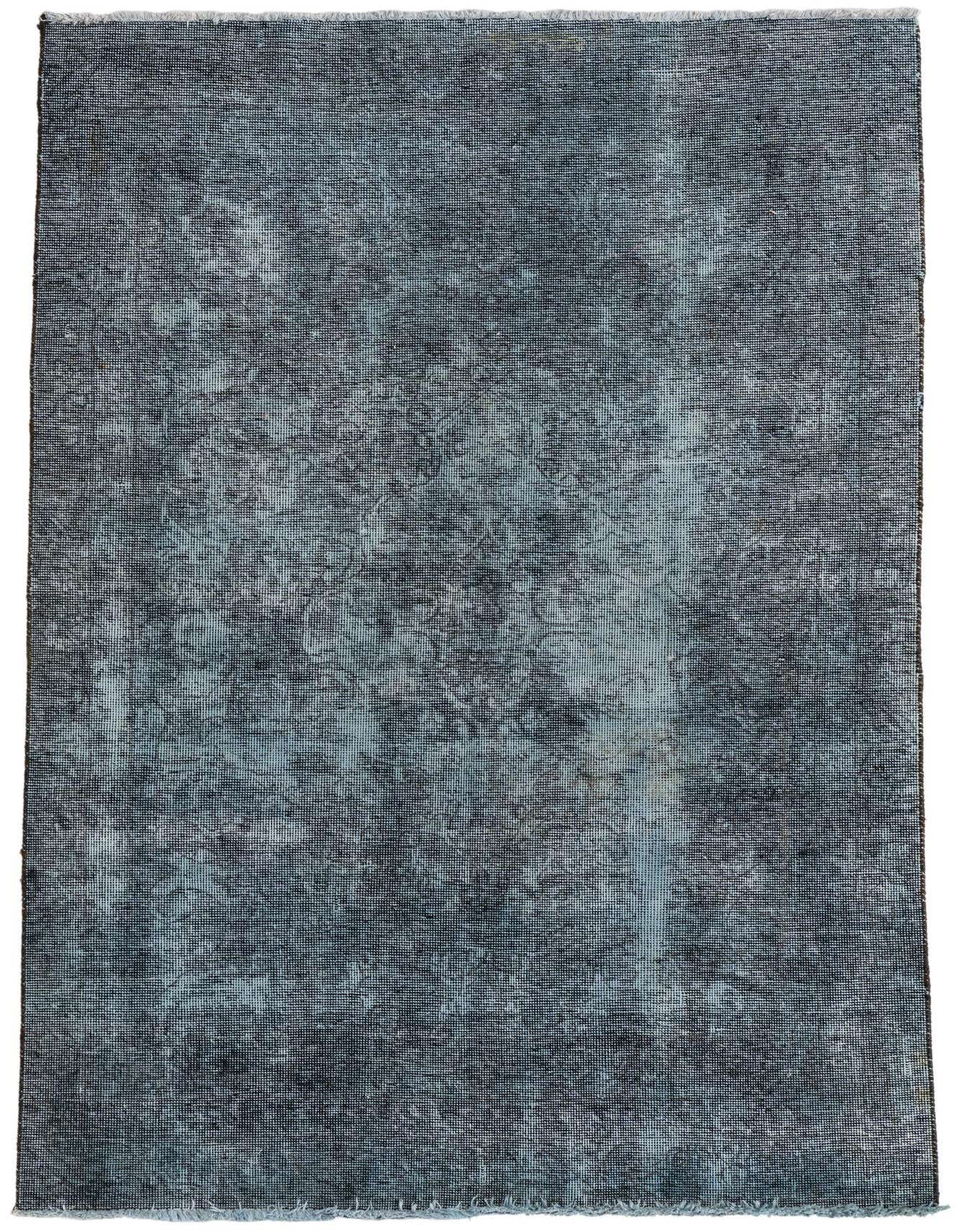 A 4x6 rectangular green Persian-style rug with a distressed vintage pattern and flat pile, suitable for indoor use.