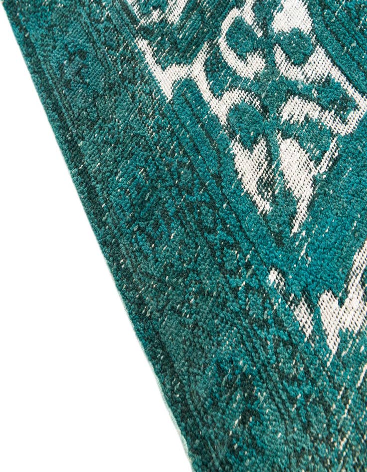 Detail image of  9' 5 x 13'  Hand Knotted Ultra Vintage Persian Wool Rug