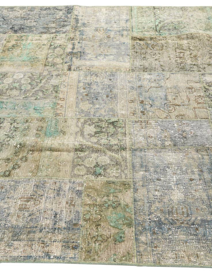 Detail image of  5' 8 x 7' 11  Hand Knotted Ultra Vintage Persian Wool Rug