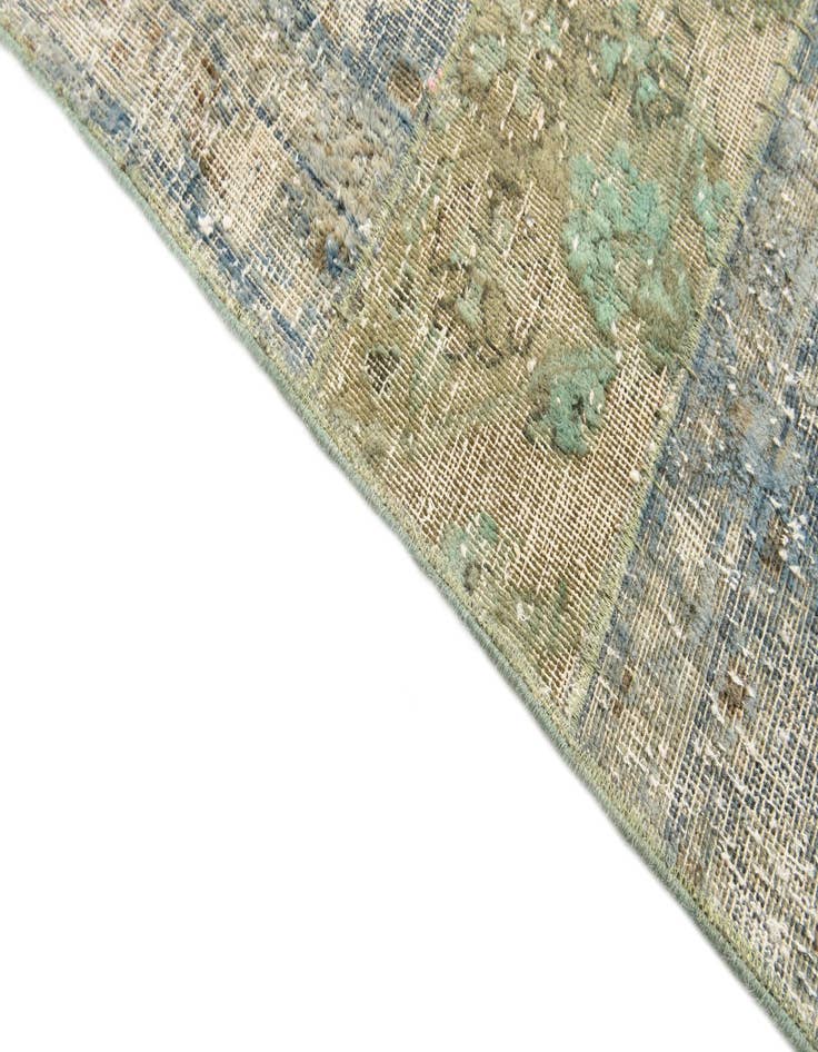 Detail image of  5' 8 x 7' 11  Hand Knotted Ultra Vintage Persian Wool Rug