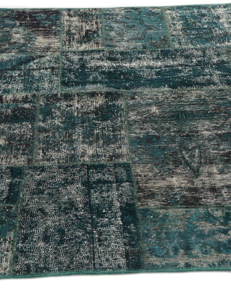 Detail image of  4' 5 x 7' 2  Hand Knotted Ultra Vintage Persian Wool Rug