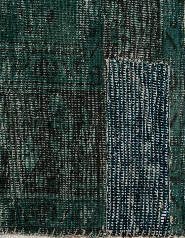 Detail image of  6' 4 x 9' 10  Hand Knotted Ultra Vintage Persian Wool Rug