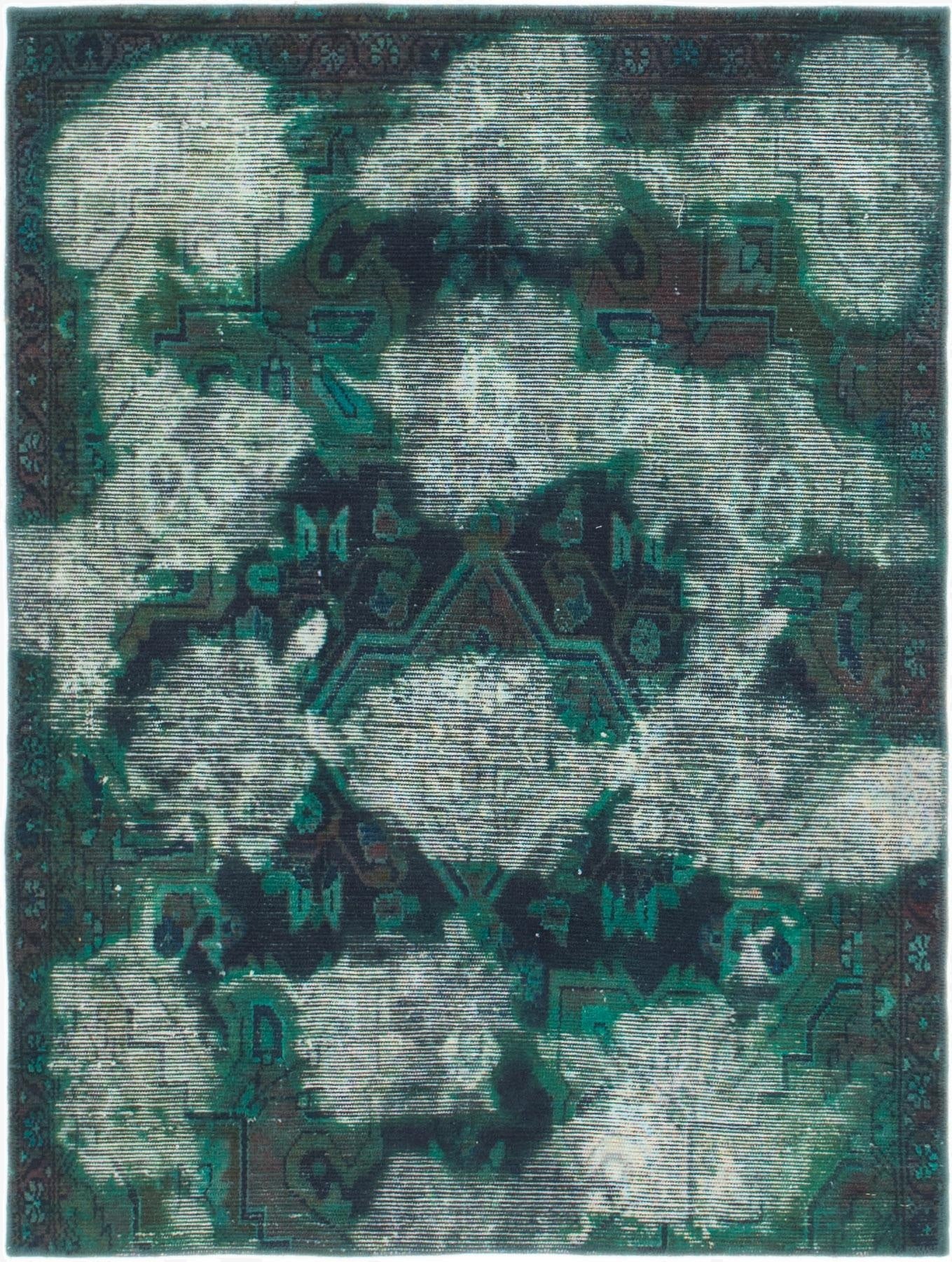  4' x 5' 4  Hand Knotted Ultra Vintage Persian Wool Rug