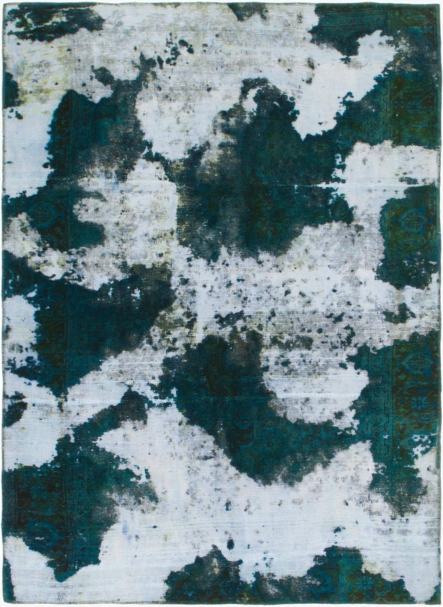  5' 8 x 7' 10  Hand Knotted Ultra Vintage Persian Wool Rug