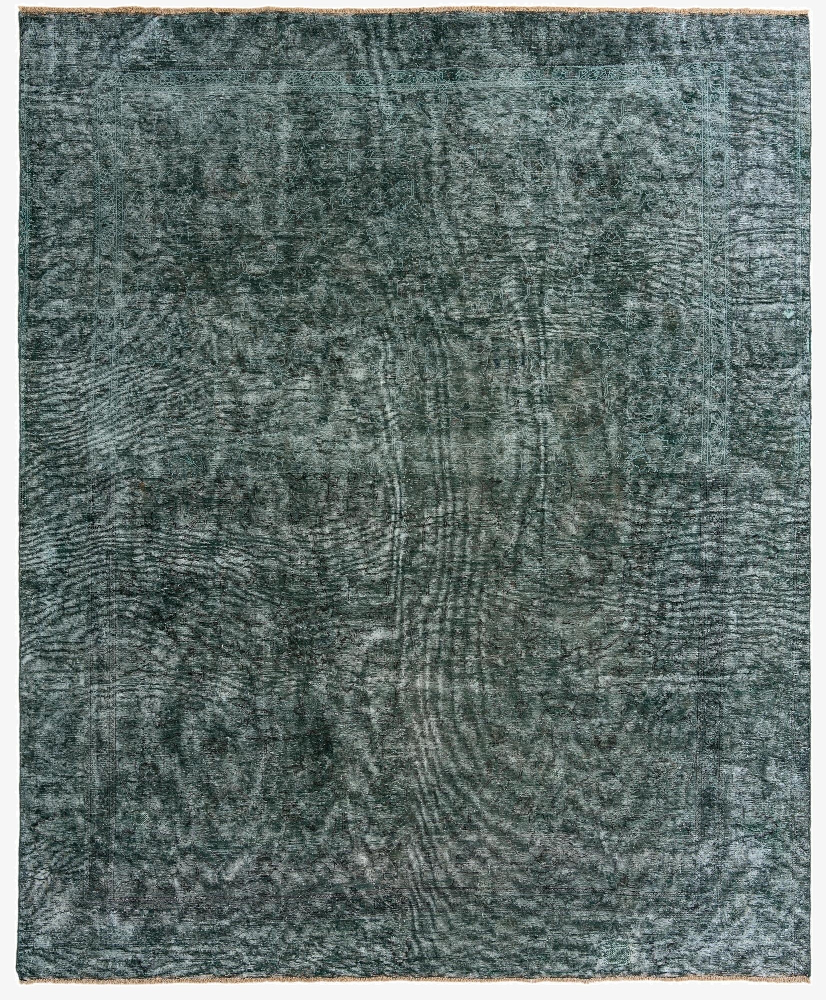  9' 8 x 11' 9  Hand Knotted Ultra Vintage Persian Wool Rug