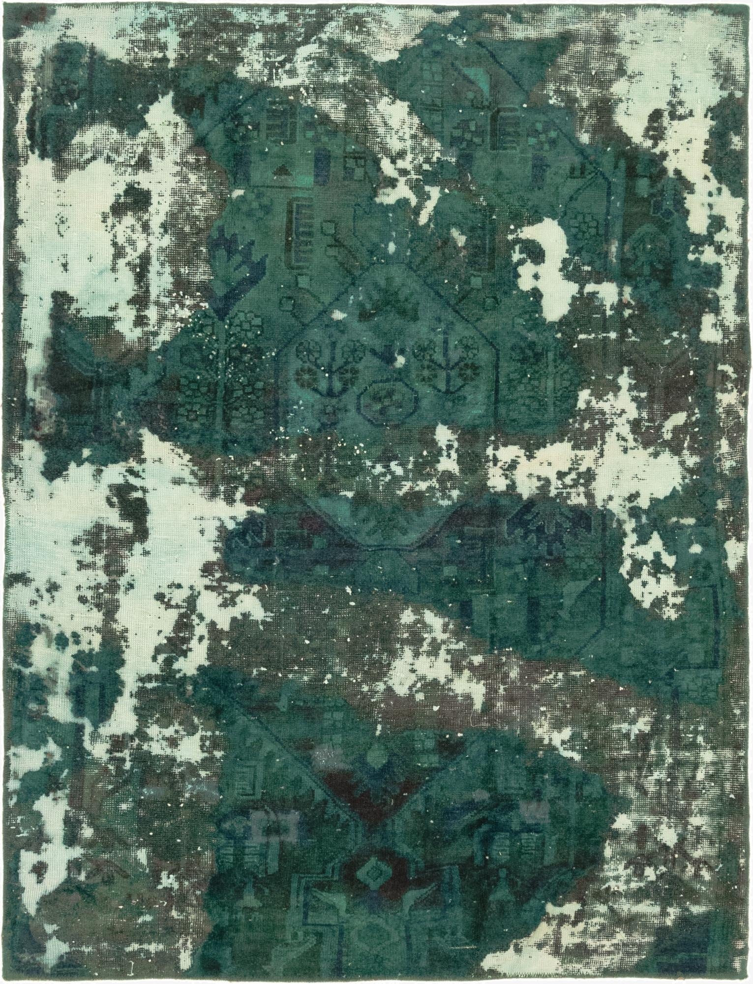  5' x 6' 6  Hand Knotted Ultra Vintage Persian Wool Rug