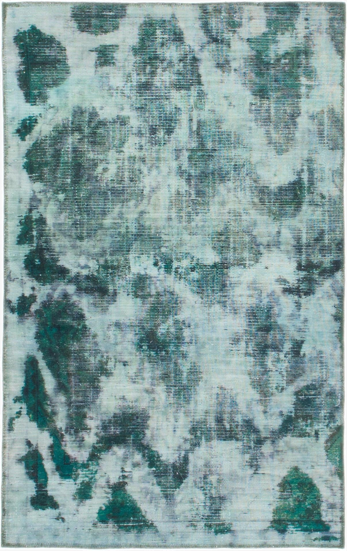  3' 7 x 5' 8  Hand Knotted Ultra Vintage Persian Wool Rug