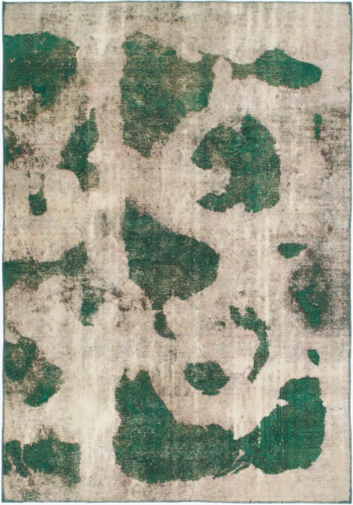  6' x 8' 8  Hand Knotted Ultra Vintage Persian Wool Rug