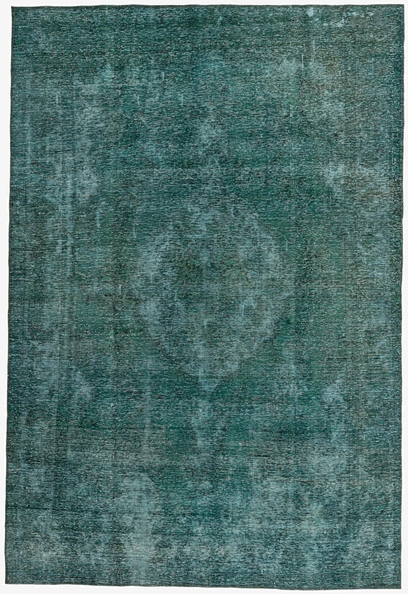  6' 7 x 9' 8  Hand Knotted Ultra Vintage Persian Wool Rug