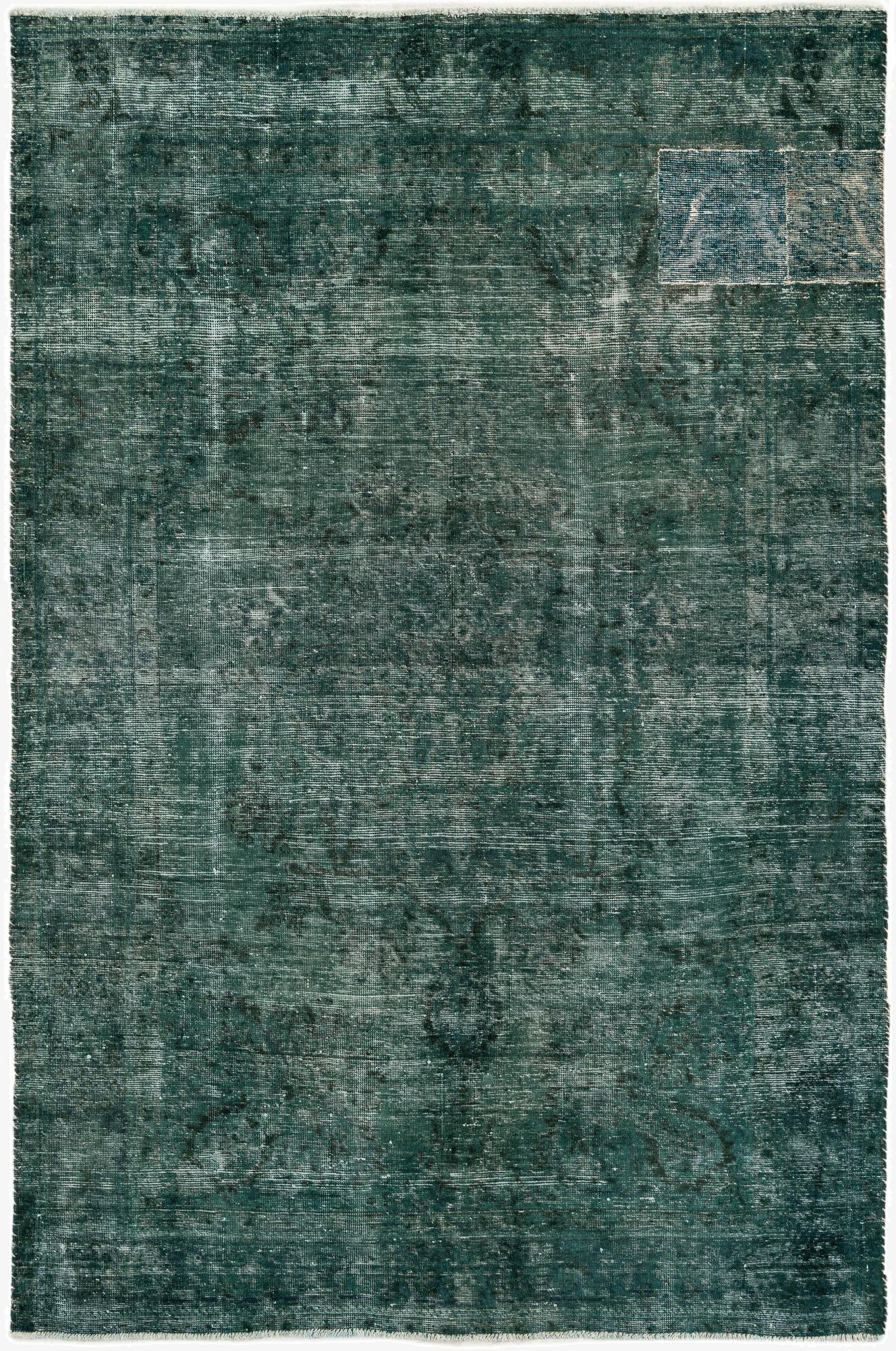  6' 6 x 9' 2  Hand Knotted Ultra Vintage Persian Wool Rug