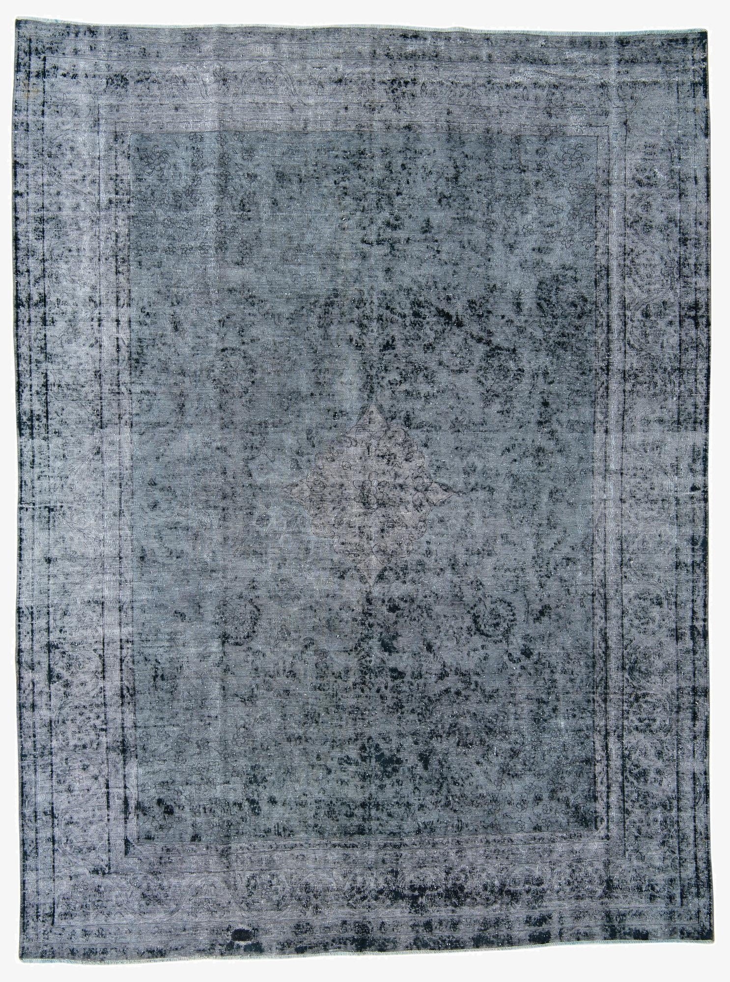  9' 7 x 12' 9  Hand Knotted Ultra Vintage Persian Wool Rug