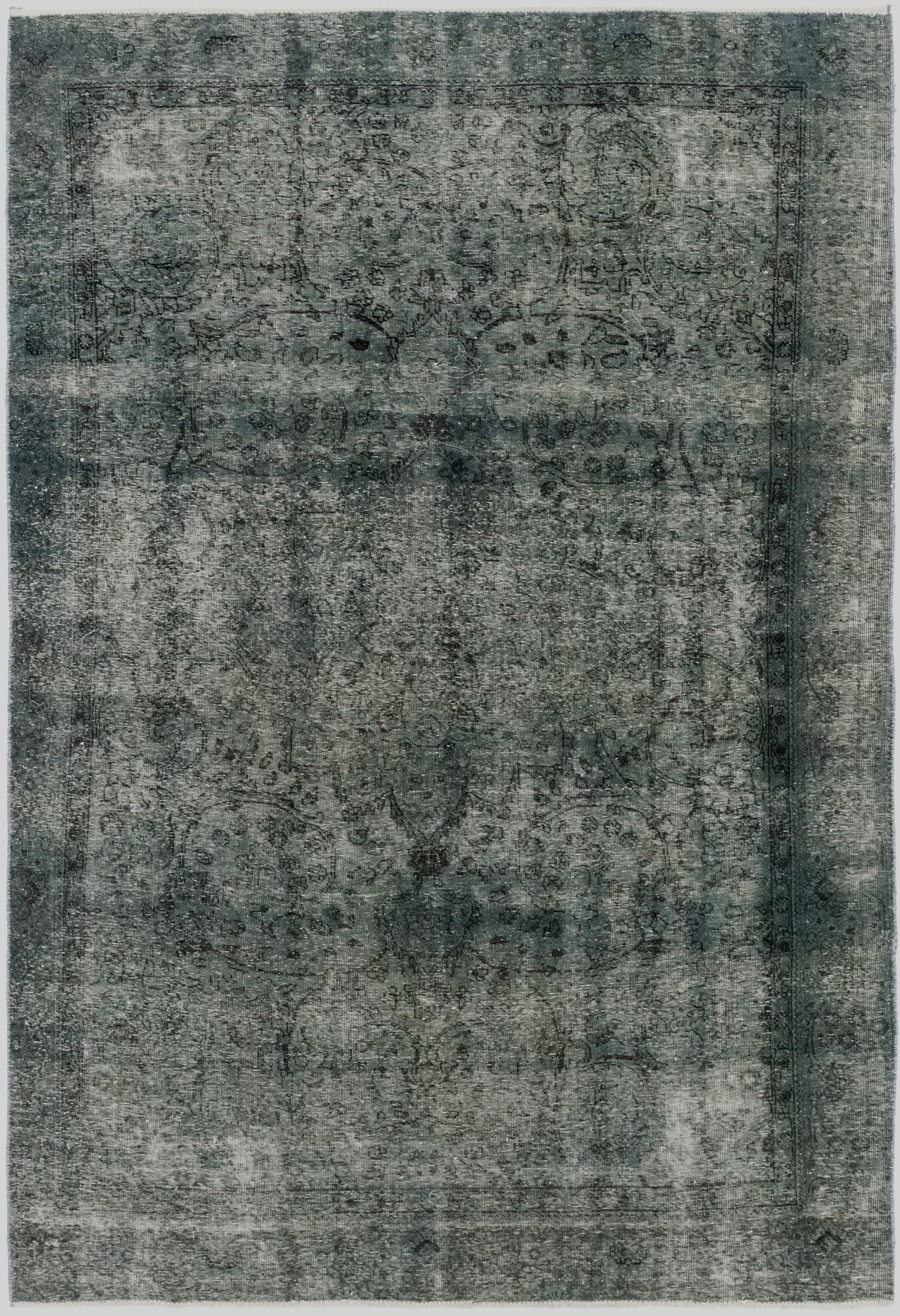  6' 2 x 9' 4  Hand Knotted Ultra Vintage Persian Wool Rug