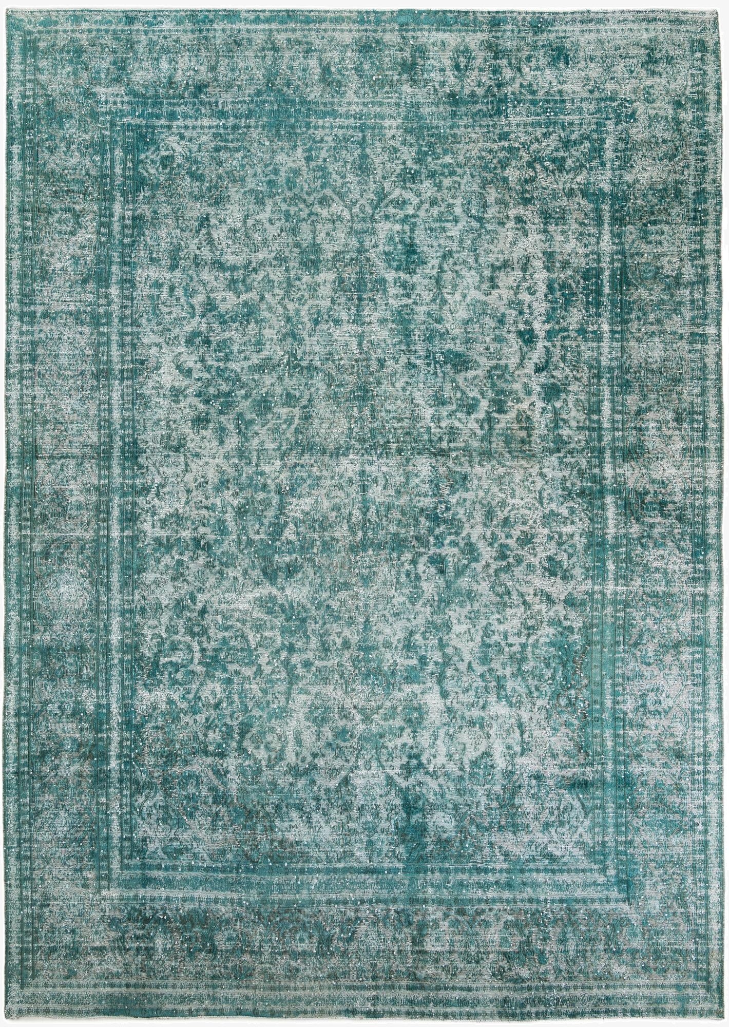  9' 1 x 13' 3  Hand Knotted Ultra Vintage Persian Wool Rug