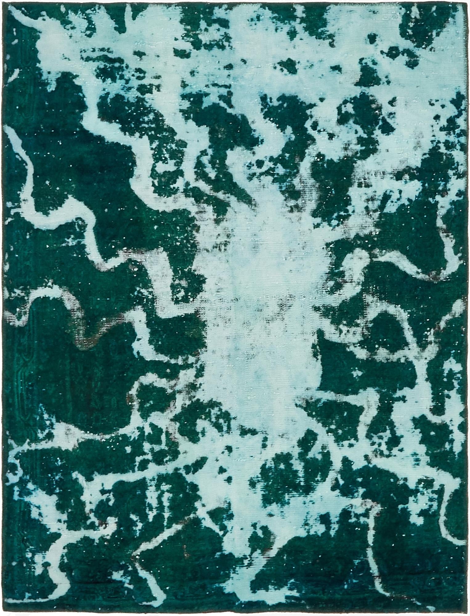  4' 2 x 5' 7  Hand Knotted Ultra Vintage Persian Wool Rug