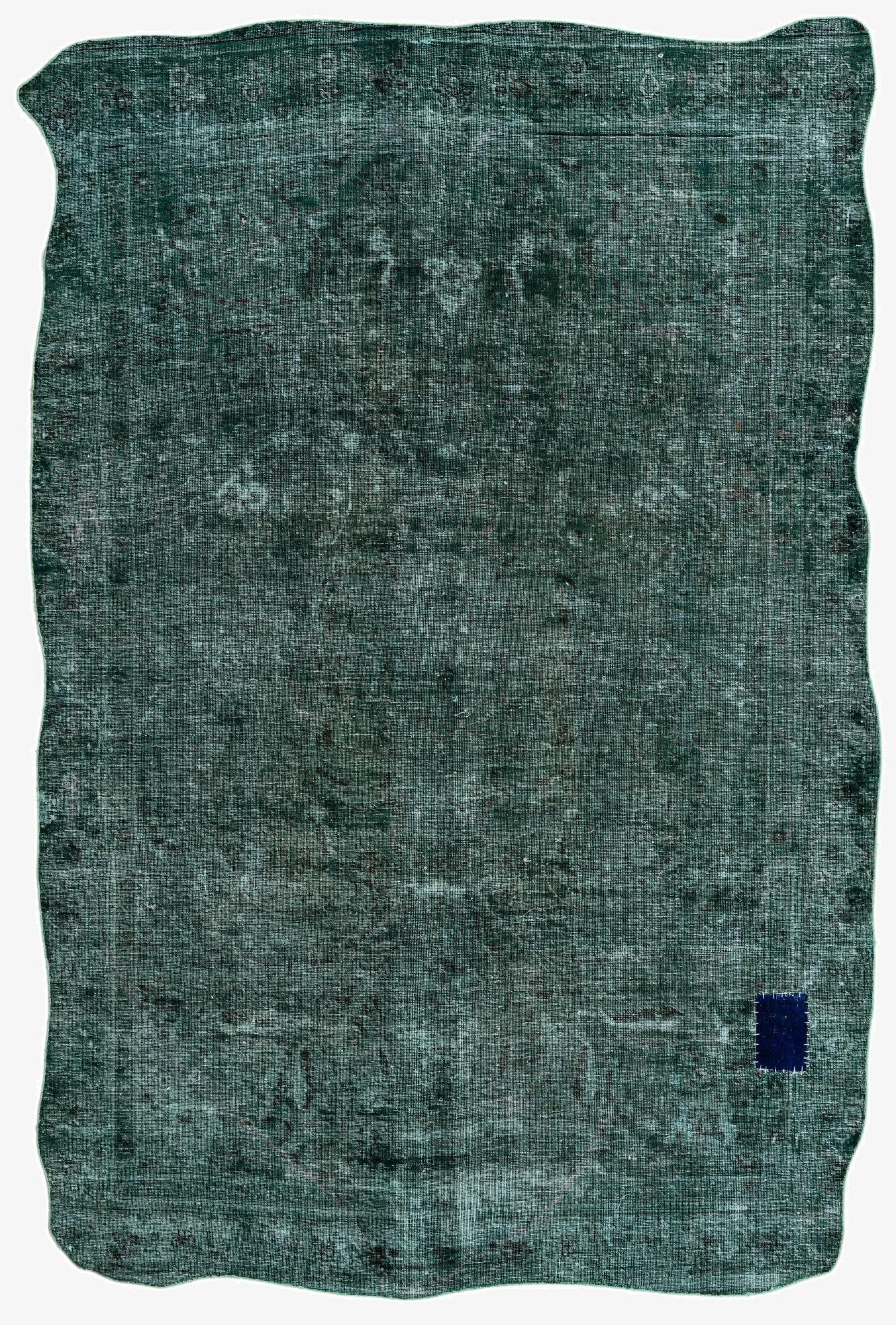  6' 1 x 9' 2  Hand Knotted Ultra Vintage Persian Wool Rug