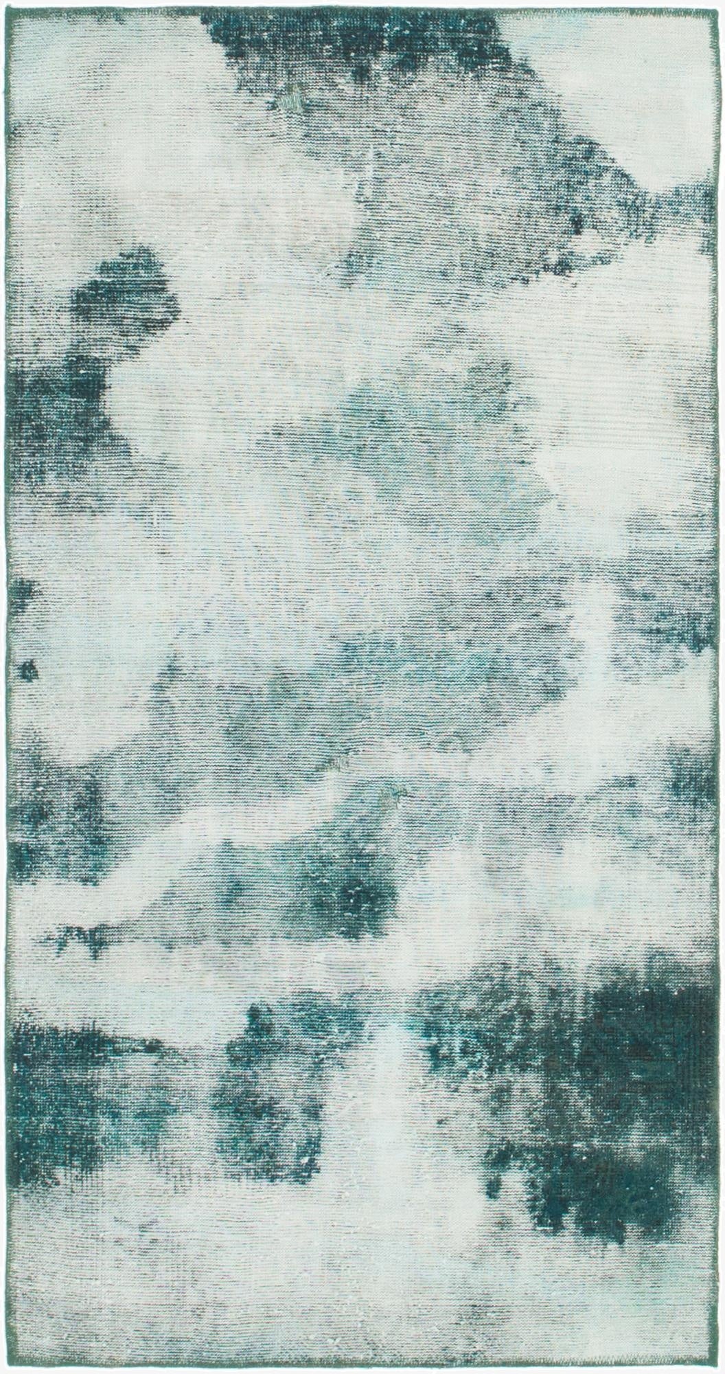  3' 3 x 6' 5  Hand Knotted Ultra Vintage Persian Wool Rug