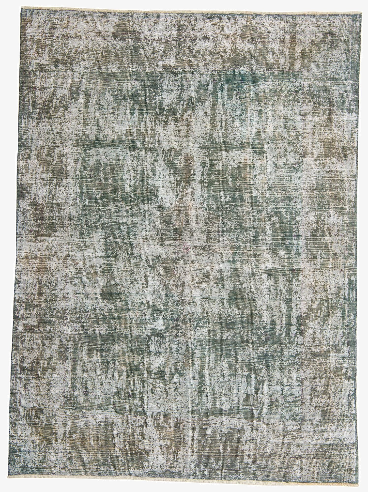  7' 9 x 10' 7  Hand Knotted Ultra Vintage Persian Wool Rug