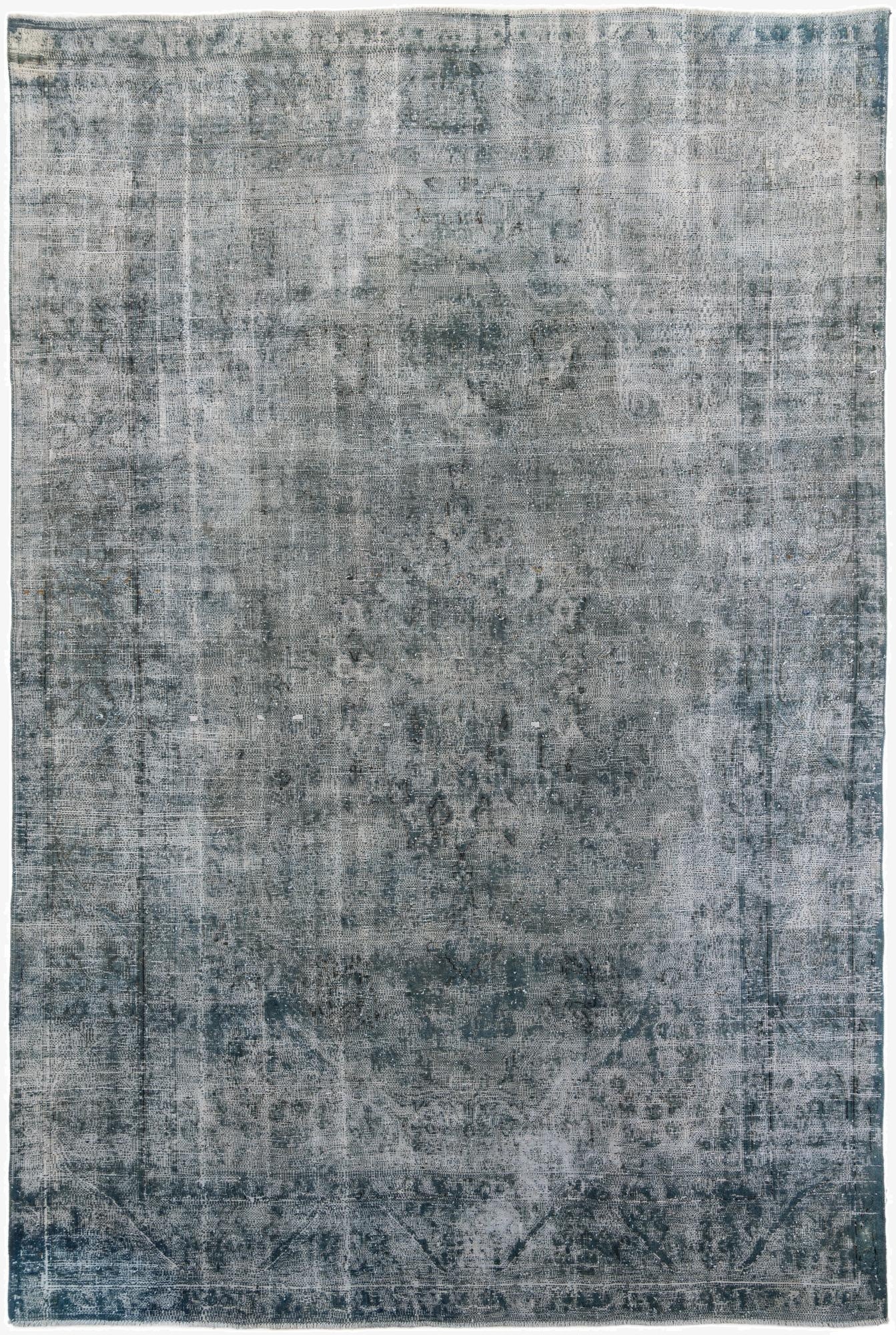  8' 7 x 13' 2  Hand Knotted Ultra Vintage Persian Wool Rug