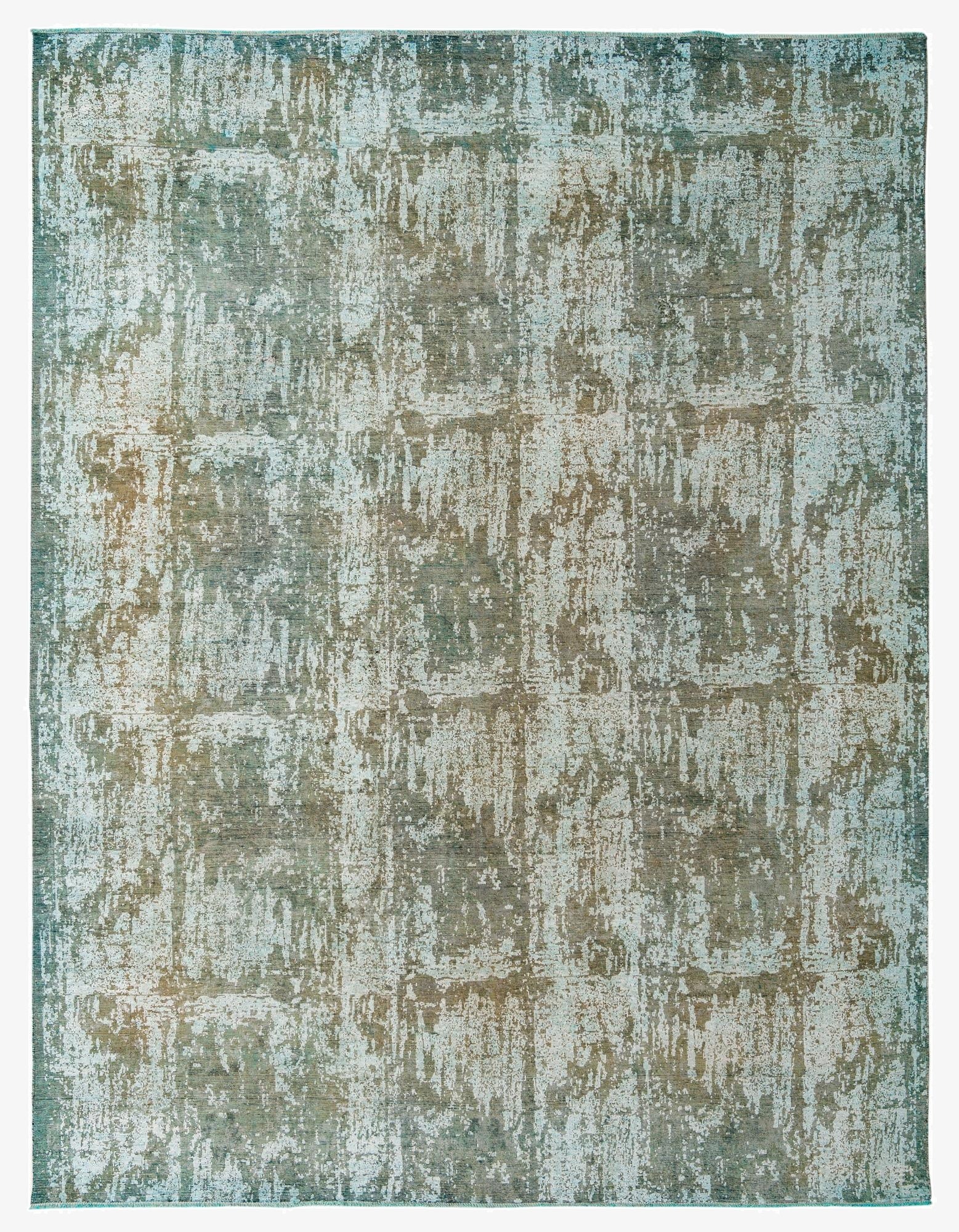  9' 7 x 12' 4  Hand Knotted Ultra Vintage Persian Wool Rug