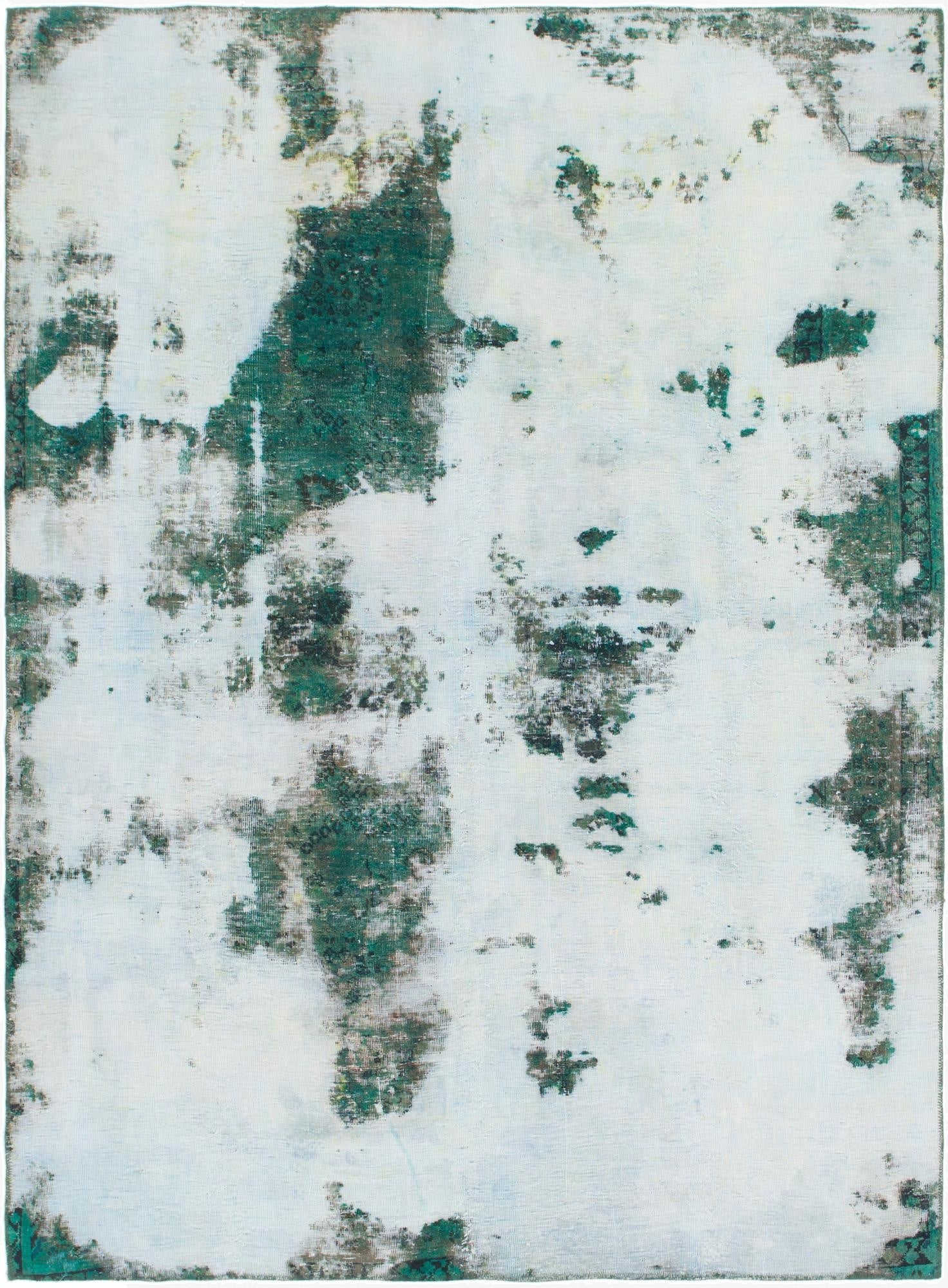  6' x 8' 4  Hand Knotted Ultra Vintage Persian Wool Rug