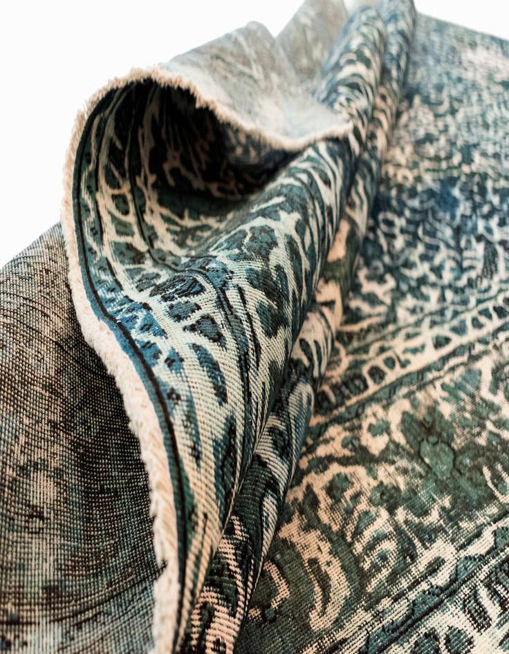 Detail image of  6' 3 x 9' 6 Vintage Royal Wool Rug