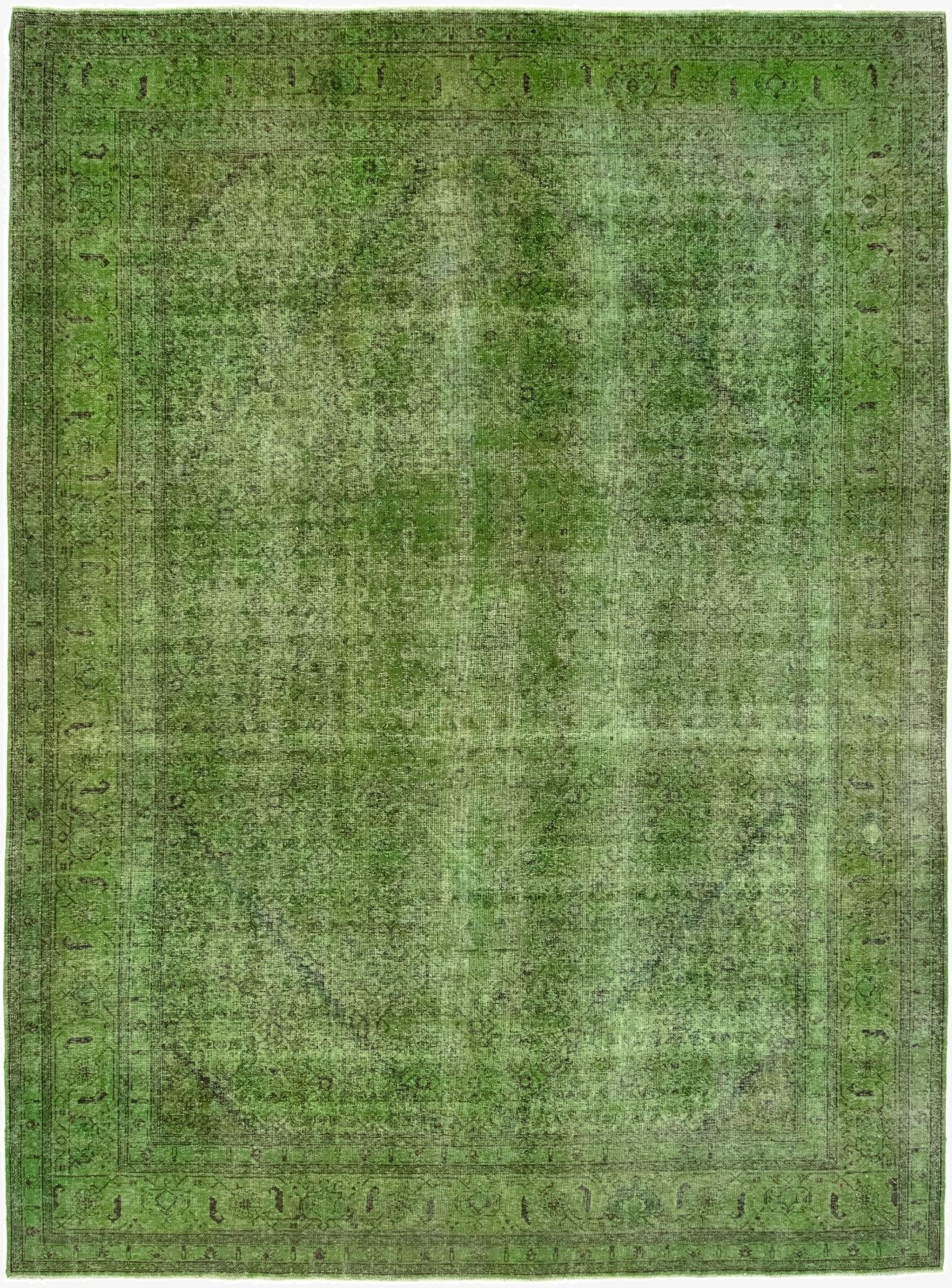  10' 8 x 14' 9  Hand Knotted Vintage Royal Persian Wool Rug