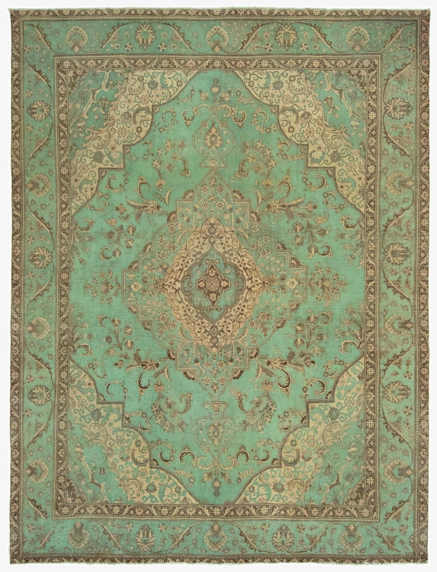  9' 9 x 12' 8  Hand Knotted Vintage Royal Persian Wool Rug