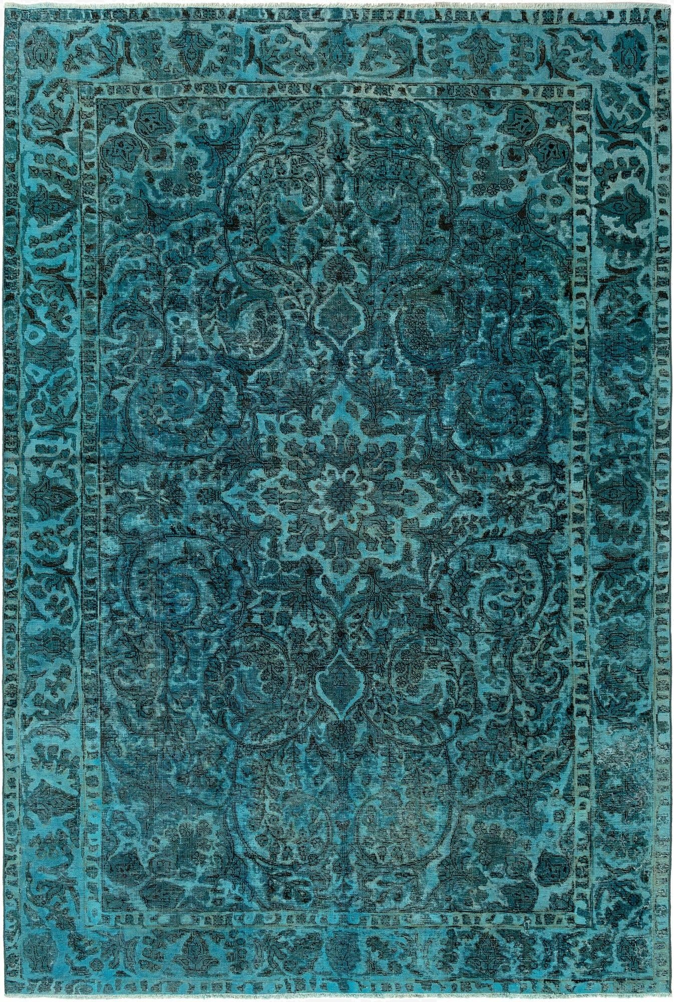  6' 8 x 9' 11 Vintage Royal Wool Rug
