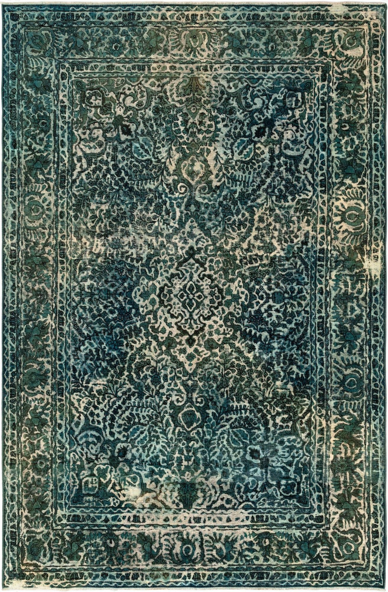  6' 3 x 9' 6 Vintage Royal Wool Rug