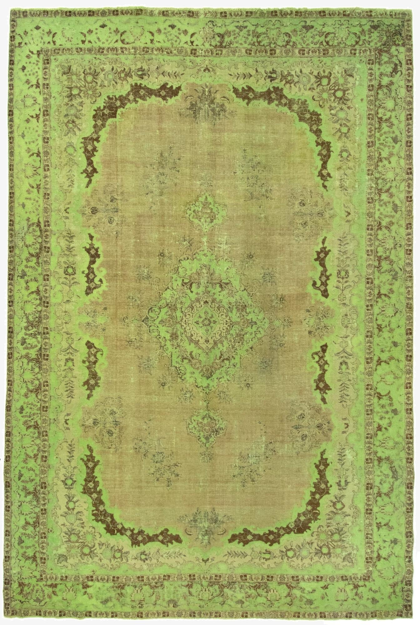  11' 3 x 16' 11  Hand Knotted Vintage Royal Persian Wool Rug